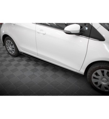 Side skirt diffusers for Toyota Yaris Mk3 Facelift