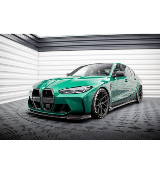 Carbonio preimpregnato Set di splitter per BMW M3 G80 Sedan