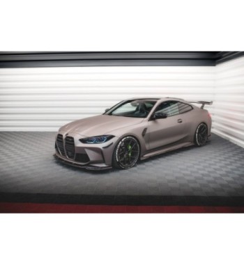 Carbonio preimpregnato Set di splitter per BMW M4 Coupe G82 / G82 Facelift