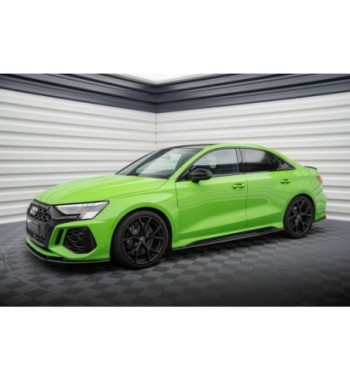 Carbonio preimpregnato Set di splitter per Audi RS3 8Y Sedan