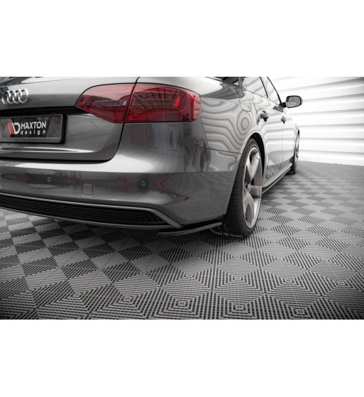 Splitter laterali posteriori V.1 per Audi A4 S-Line Avant B8 Facelift