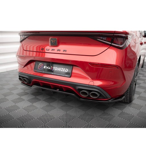 Diffusore posteriore con alette verticali per Cupra Leon Hatchback Mk1