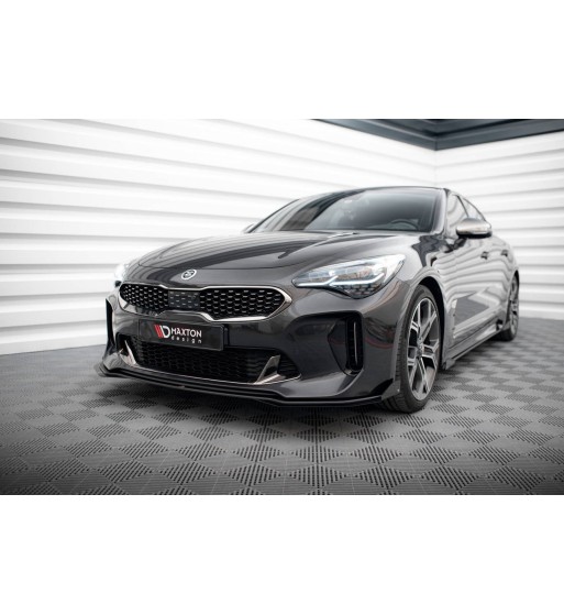 Street Pro splitter + flaps for Kia Stinger GT / GT-Line / Standard Mk1