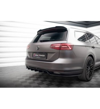 Diffusore posteriore con alette verticali per Volkswagen Passat Sedan / Variant B8