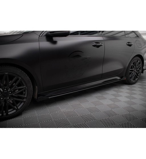 Street Pro Side skirt diffusers + Flaps for Kia Proceed GT / GT-Line Mk1 Facelift / Ceed GT Mk3 Facelift