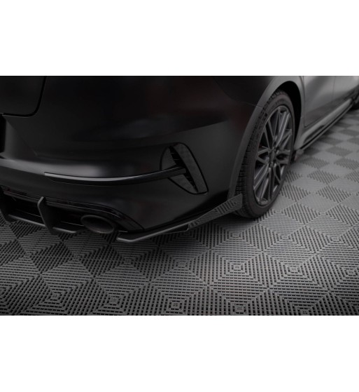 Street Pro Splitter laterali posteriori + Flap per Kia Proceed GT Mk1 Facelift