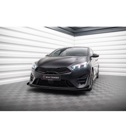 Street Pro splitter + flaps for Kia Proceed GT Mk3 Facelift / Ceed GT / GT - Line Mk1 Facelift