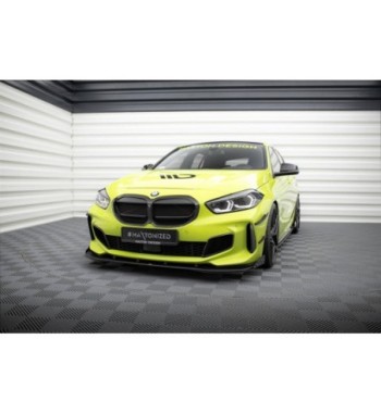 Street Pro splitter + flaps for BMW 1 M-Pack / M135i / 128ti F40