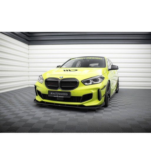 Street Pro splitter + flaps for BMW 1 M-Pack / M135i / 128ti F40