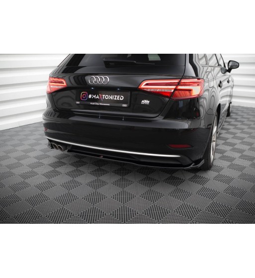 Rear side splitters for Audi A3 Sportback 8V Facelift