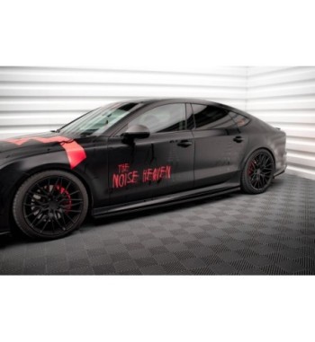 Side skirt diffusers for Audi A7 RS7 Look C7