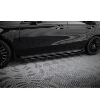 Street Pro Side skirt diffusers + Flaps for Mercedes-AMG A35 W177 Facelift