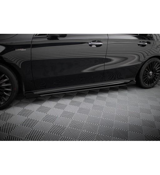 Street Pro Side skirt diffusers + Flaps for Mercedes-AMG A35 W177 Facelift