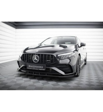 Street Pro splitter + flaps for Mercedes-AMG A35 W177 Facelift