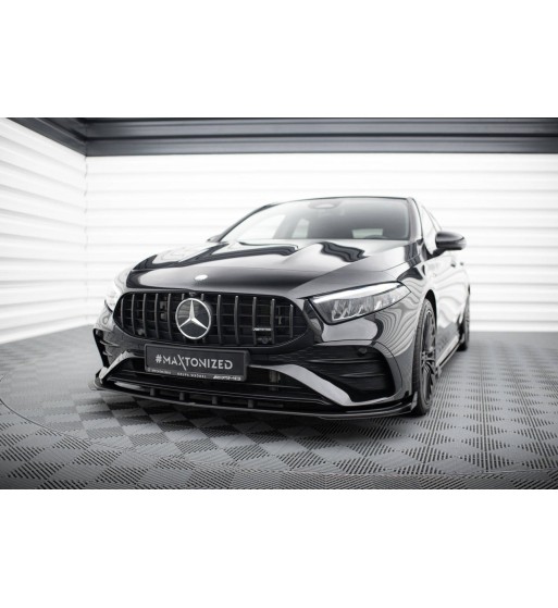 Street Pro splitter + flaps for Mercedes-AMG A35 W177 Facelift
