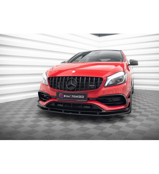 Street Pro splitter per Mercedes-Benz A 45 AMG Aero W176 Facelift
