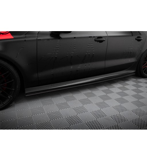 Street Pro Side skirt diffusers for Audi A7 RS7 Look C7