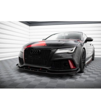 Street Pro splitter + flaps for Audi A7 RS7 LOOK C7