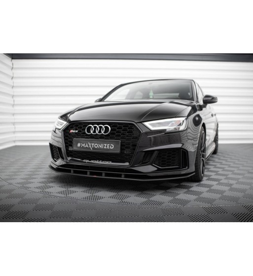Street Pro splitter for Audi RS3 Sedan 8V Facelift