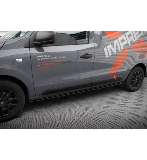 Side skirt diffusers for Renault Express Mk2