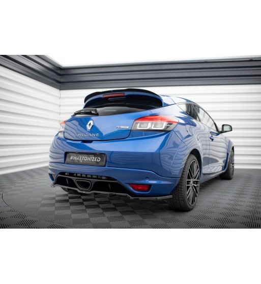 Diffusore posteriore con alette verticali per Renault Megane RS Mk3