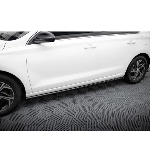 Side skirt diffusers for Hyundai I30 N-Line / Standard Hatchback / Fastback Mk3 Facelift