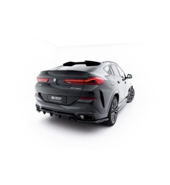 Diffusore posteriore con alette verticali V.1 per BMW X6 M-Pack G06 Facelift