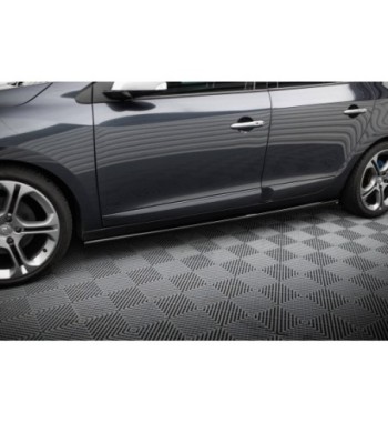 Side skirt diffusers for Renault Megane GT MK3 Facelift