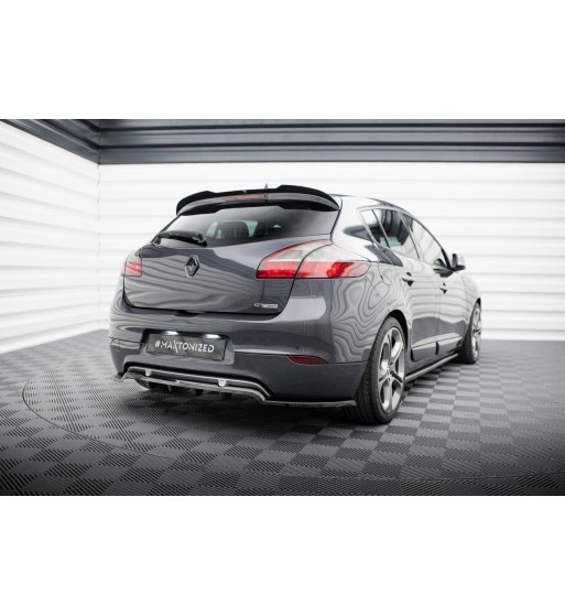 Diffusore posteriore con alette verticali per Renault Megane GT MK3 Facelift