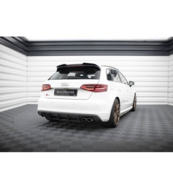 Street Pro Rear valance for Audi S3 Sportback / Hatchback 8V