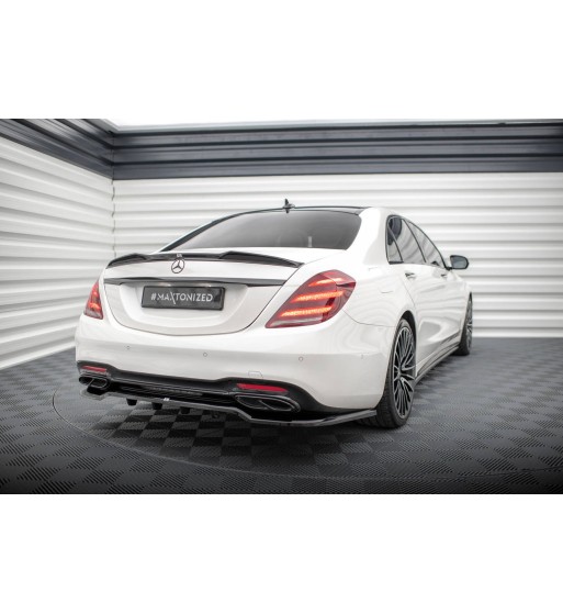 Diffusore posteriore con alette verticali per Mercedes-Benz S AMG-Line W222 Facelift