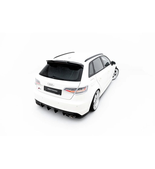 Spoiler extension 3D for Audi S3 / A3 S-Line Sportback / Hatchback 8V / 8V Facelift