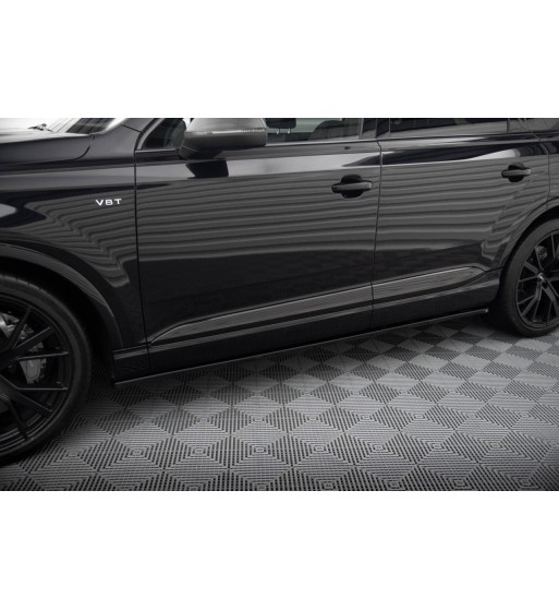 Side skirt diffusers V.2 for Audi SQ7 / Q7 S-Line Mk2