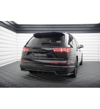 Diffusore posteriore con alette verticali per Audi SQ7 / Q7 S-Line Mk2