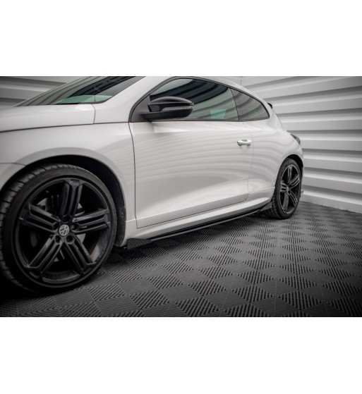 Street Pro Side skirt diffusers + Flaps for Volkswagen Scirocco R Mk3