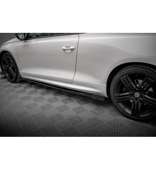 Side skirt diffusers V.2 + Flaps for Volkswagen Scirocco R Mk3
