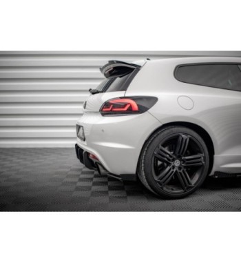 Street Pro Splitter laterali posteriori + Flap per Volkswagen Scirocco R Mk3
