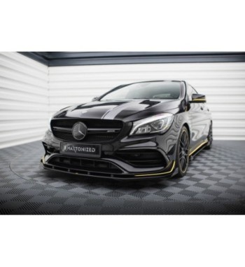 Street Pro splitter + flaps for Mercedes-AMG CLA 45 Aero C117 Facelift