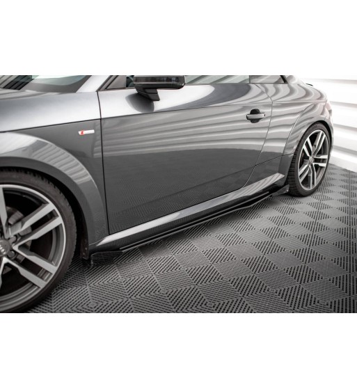 Street Pro Side skirt diffusers + Flaps for Audi TT S / S-Line 8S