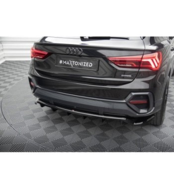Diffusore posteriore con alette verticali per Audi Q3 Sportback F3