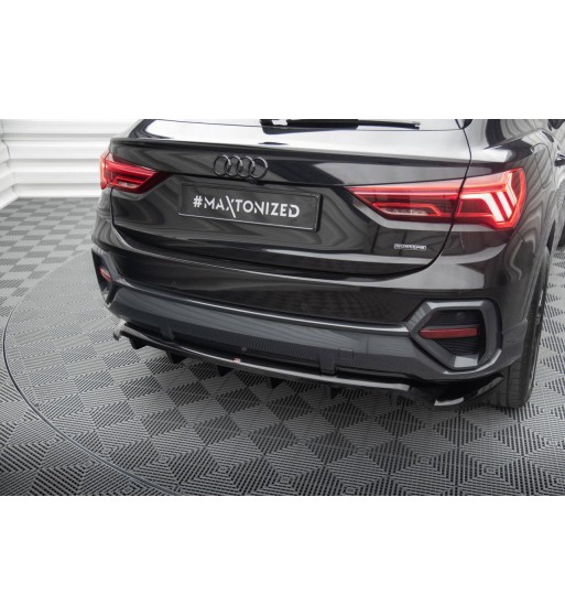 Diffusore posteriore con alette verticali per Audi Q3 Sportback F3