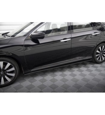 Street Pro Side skirt diffusers for Honda Civic Mk10