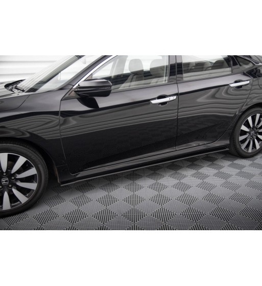 Street Pro Side skirt diffusers for Honda Civic Mk10