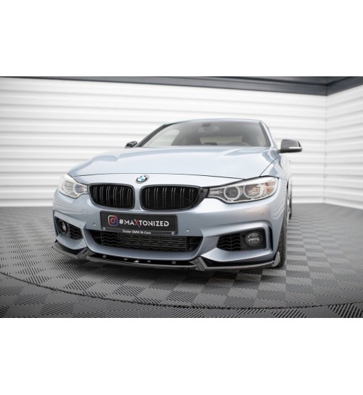 Front splitter V.4 for BMW 4 Coupe / Gran Coupe / Cabrio M-Pack F32 / F36 / F33