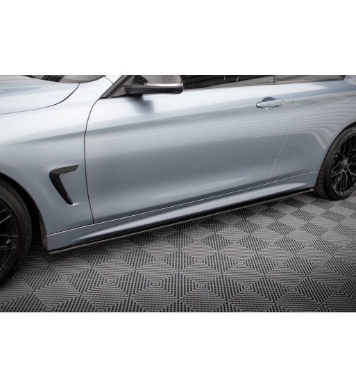 Street Pro Side skirt diffusers for BMW 4 Coupe / Gran Coupe / Cabrio M-Pack F32 / F36 / F33