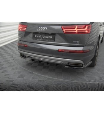 Diffusore posteriore con alette verticali per Audi Q7 Mk2