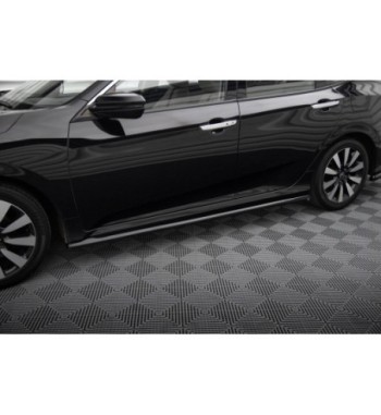 Side skirt diffusers for Honda Civic Sedan Mk10 / Mk10 Facelift
