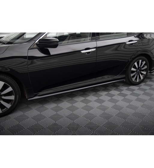 Side skirt diffusers for Honda Civic Sedan Mk10 / Mk10 Facelift