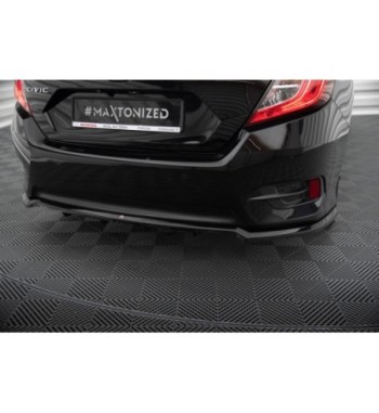Diffusore posteriore con alette verticali per Honda Civic Mk10