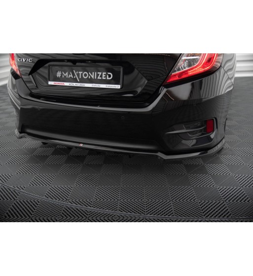 Diffusore posteriore con alette verticali per Honda Civic Mk10